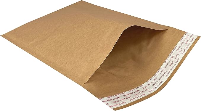 Honeycomb paper padded envelope sealable mailers (50, #2-8.5" x 11")