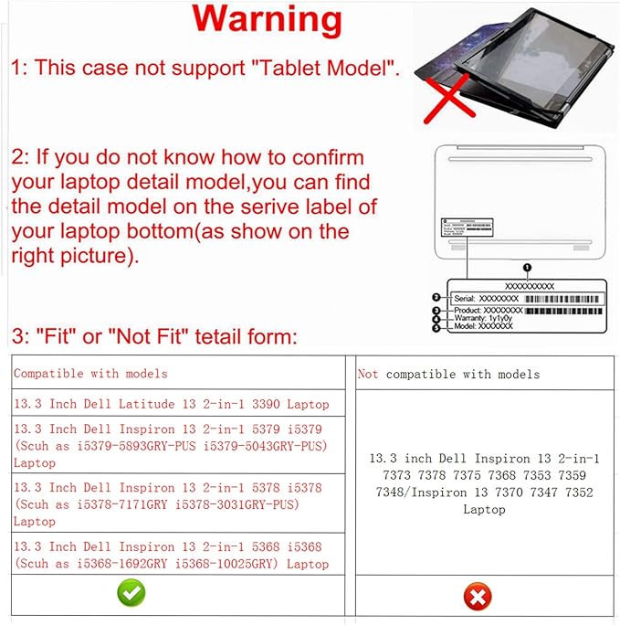Alapmk Protective Case Cover for 13.3" Dell Inspiron 13 2-in-1 5378 5368 5379 i5378 i5368 i5379 & Latitude 13 2-in-1 3390 Laptop (Warning:Only fit Model 5378 5368 5379),Love Tree
