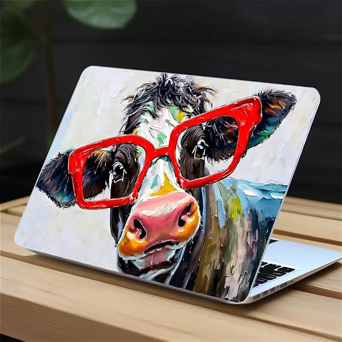 Compatible with 13.3 Inch MacBook Retina A1425/A1502, Red Cow Hard Plastic Shell Cover Case