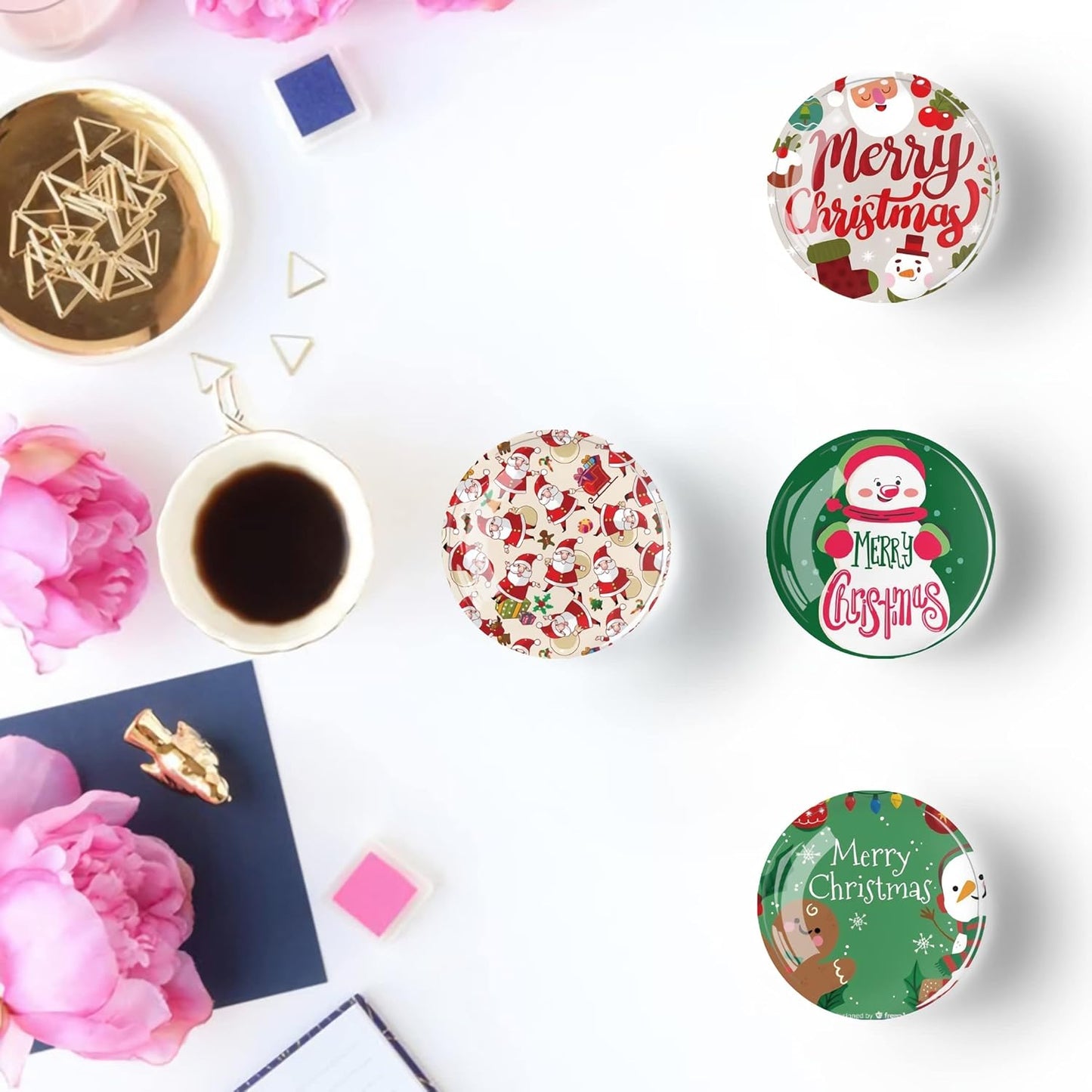 12Pcs Christmas Refrigerator Magnet Fridge Sticker,Christmas Fridge Magnets Decoration for Crafts,Strong Fridge Magnets for Kitchen, School,Office Whiteboard, Cabinet and Dishwasher