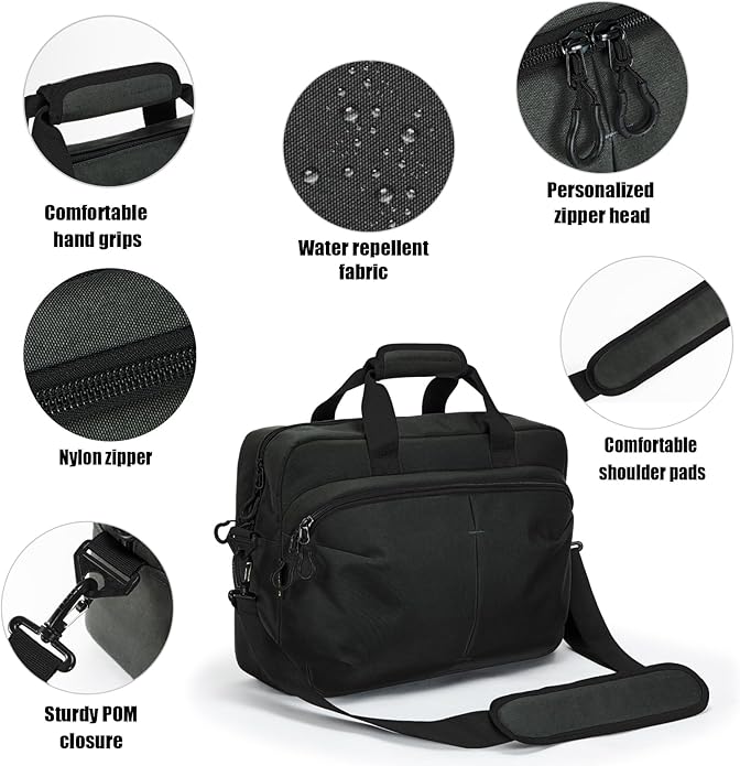 VEAGIA Messenger bag Laptop bag Briefcase Molle system Tactical style Detachable shoulder strap Shoulder Bags