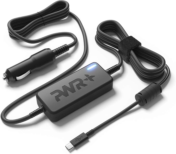 USB-C CAR Charger for Dell Latitude 5420 3520 5520 5510 7320 7520 7410 7420 9520 9510 Chromebook 3100 XPS 9370 9570 Laptop DC Adapter 90W 65W 45W 30W - UL Safety, Long Power Cord, Fast Charge