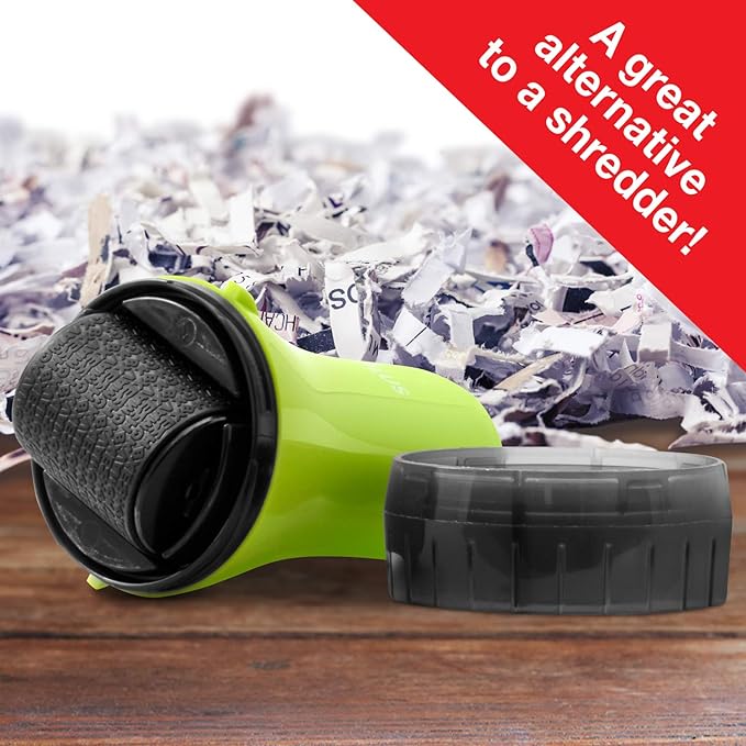 Guard Your ID Wide Advanced Roller 2.0 Identity Theft Prevention Security Stamp Green