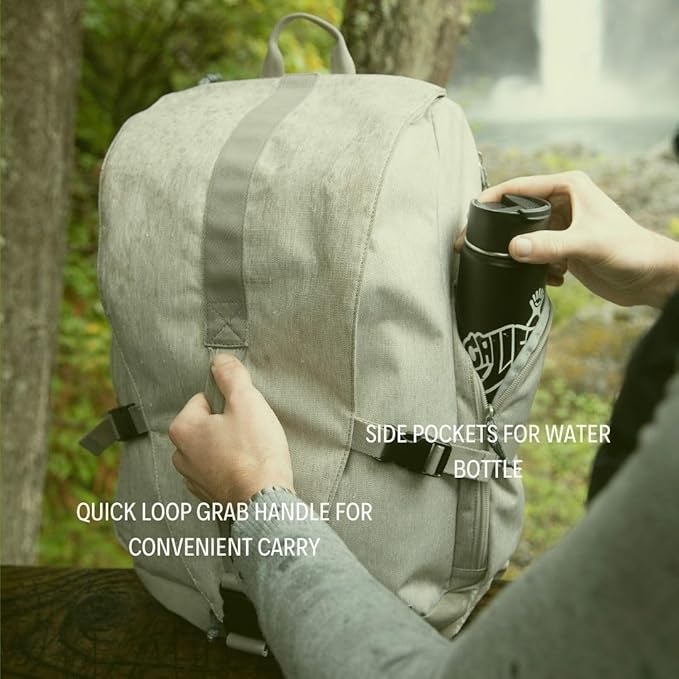 Skyway Luggage Rainier Weekender Backpack, Eco-Friendly, Made of 100% rPET Travel Laptop Bag for Women & Men, Flight Approved Carry On Bag, 43L, Olympic Green