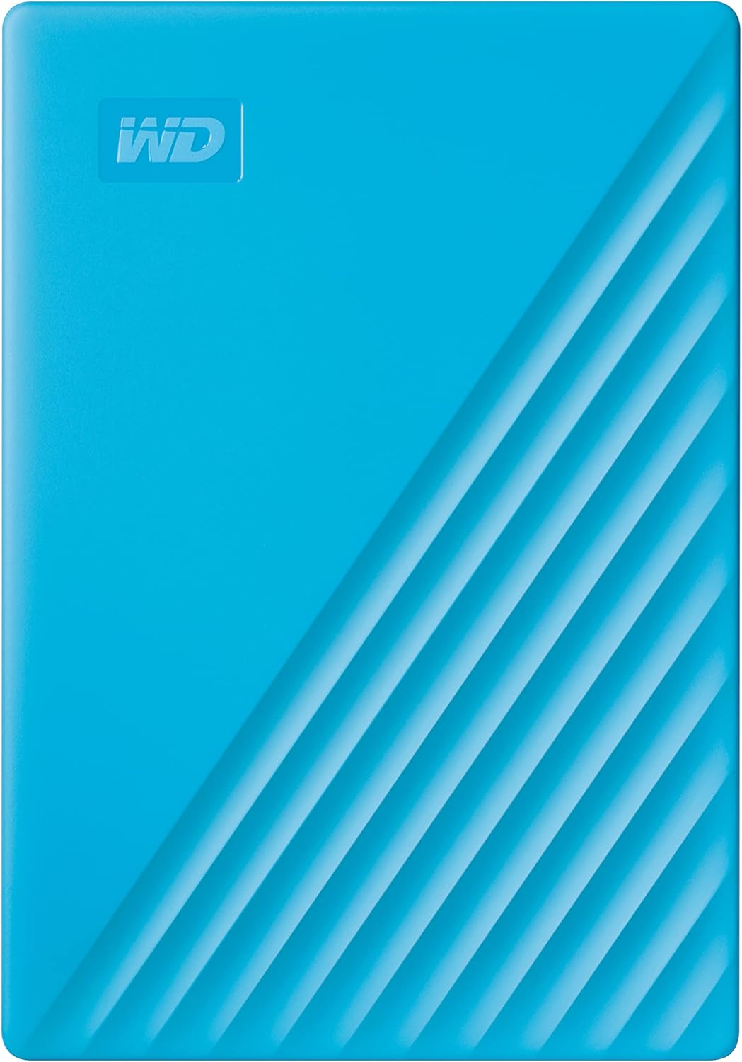 WD 2TB My Passport, Portable External Hard Drive, Blue, backup software with defense against ransomware, and password protection, USB 3.1/USB 3.0 compatible - WDBYVG0020BBL-WESN