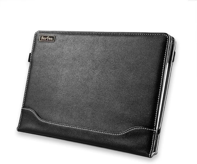 Laptop Case Cover Compatible with Dell Inspiron 14 5400 5406 5485 7400 7472 7460 14 inch Notebook Sleeve PU Leather Stand Hard Protective Skin