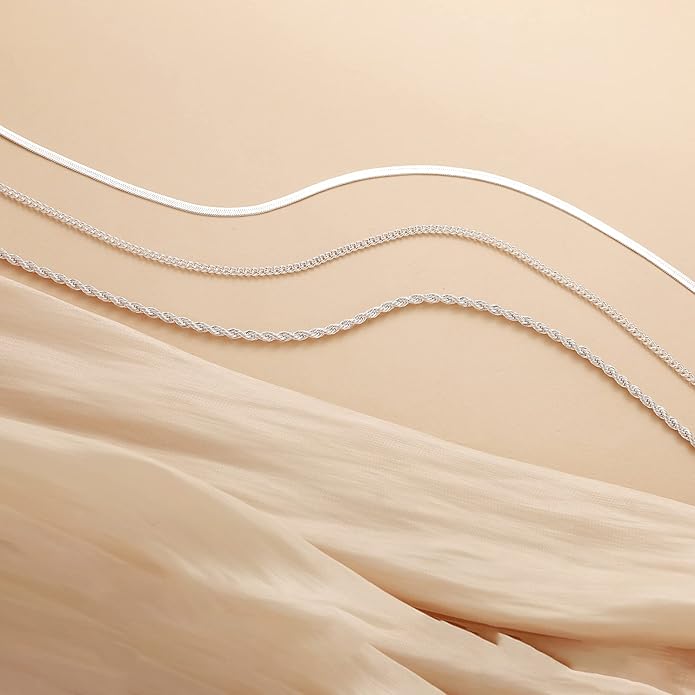 Herringbone Necklace for Women,Dainty Gold Necklace,14k Gold Plated Snake,Gold Chain Choker Necklaces,Simple Gold Layered Necklaces,Gold Jewelry Gift for Women