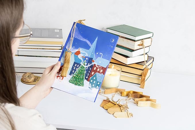 Handmade Wooden Book Page Holder - Wooden Thumb Bookmark - Novel Reading Accessories, Book Gadgets, Presents for Readers, Book Lovers Gifts, Bookworm (Maple + Stain)
