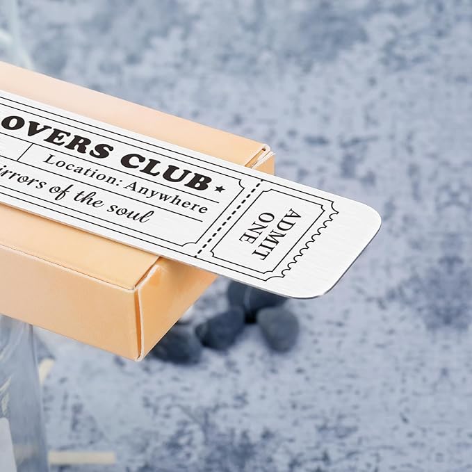 Bookmark Gifts for Book Lovers Women Graduation Gift for Best Friend Daughter Son Her Bookish Gift for Readers Reading BFF Coworkers Sister Birthday Christmas Gift for Adults Teen Girls Boys Book Club