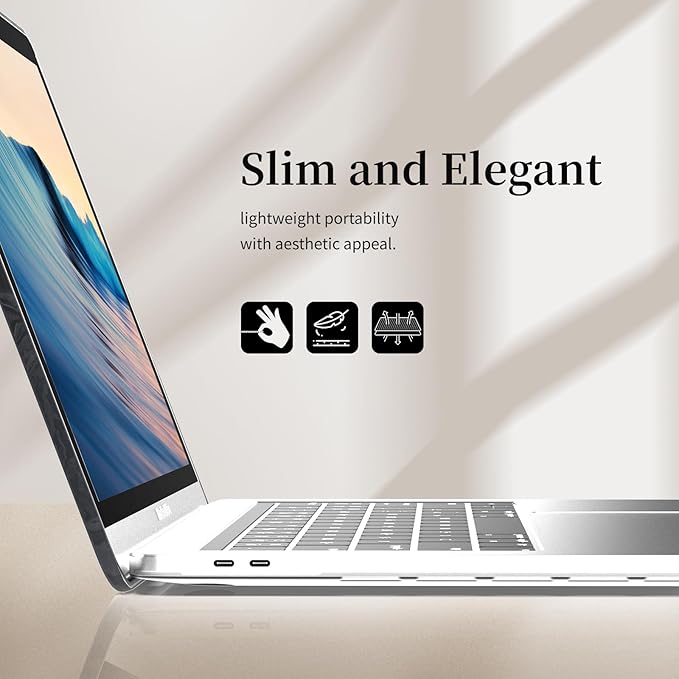 Velvet Black Ripple Design for MacBook Pro 13 inch Case A2338 A2289 A2251 A2159 A1989 A1708 A1706 (2024-2016)