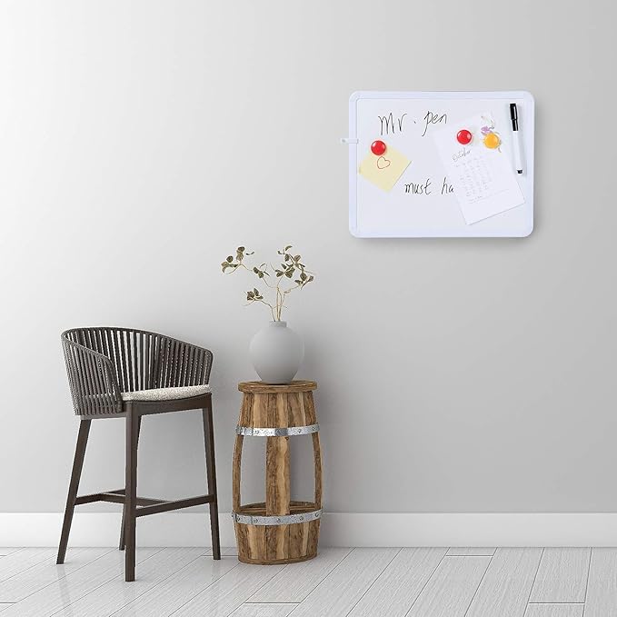 Mr. Pen- Dry Erase Board, 14” x 11” with a Black Dry Erase Marker, Small Mini White Board for Kids, Students