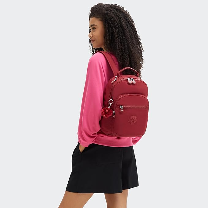 Kipling Women's Seoul Small Tablet Backpack, Durable, Padded Shoulder Straps with Tablet Sleeve