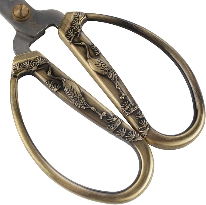 JubileeYarn Classic Chinese Small Embroidery Craft Scissors - Bronze - 3 Scissors