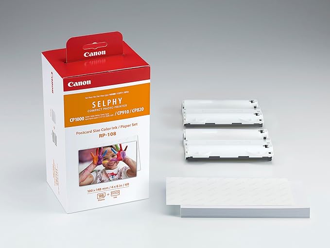 8568b001 (rp-108) Ink & Paper Combo Pack, Tri-Color