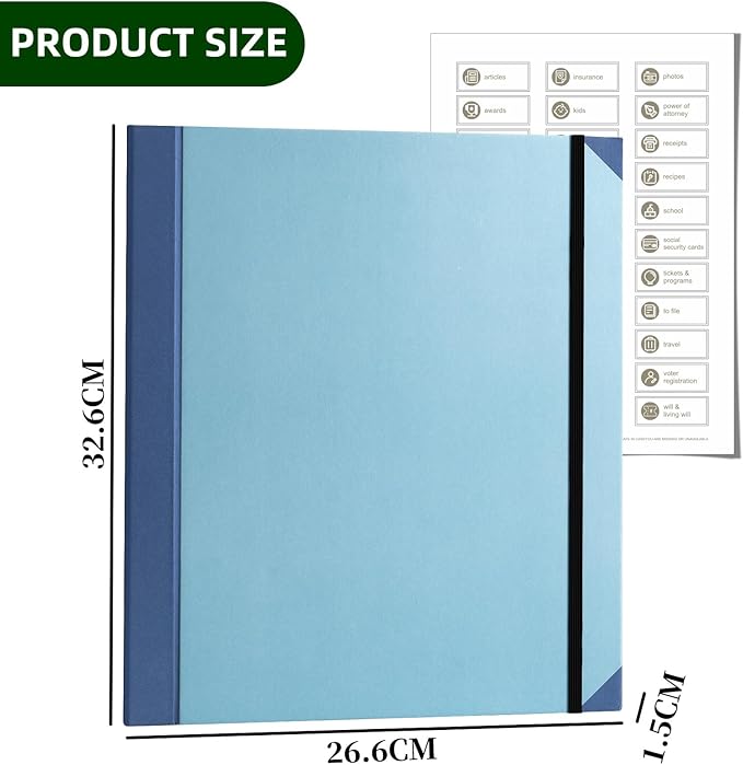 in Case I Go Missing Binder,Document Organizer with Pockets File Home School Office Supplies in Case I Go Missing Binder, Cute Folder for Record Key Personal Information, Estate Planning (Yellow)