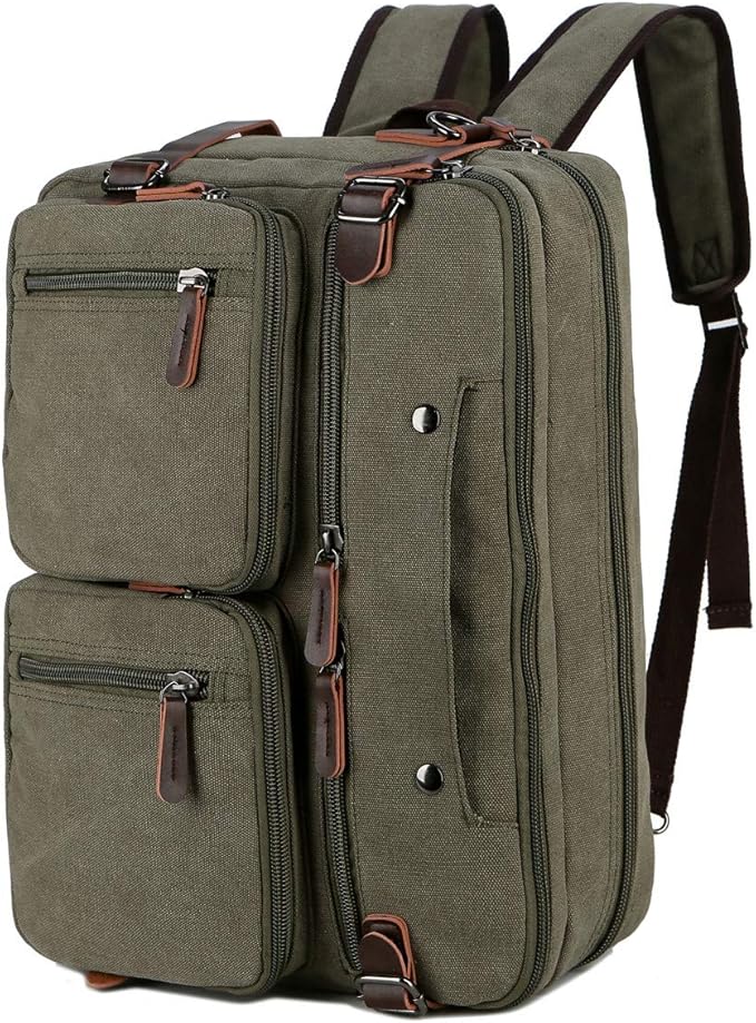 BAOSHA Convertible Briefcase Backpack 17 Inch Laptop Bag Case Business Briefcase HB-22