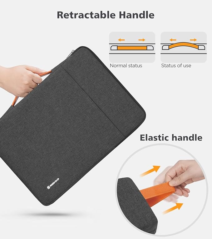 NIDOO 15.6 inch Laptop Sleeve Case Computer Bag for 15.6" Lenovo Legion 5 / IdeaPad Gaming 3i / ThinkPad L15 T15 E15 / 16" Legion 7i 9i / Legion 5 Pro/ThinkPad E16 16p /Yoga 7i / Galaxy Book3 HP Dell