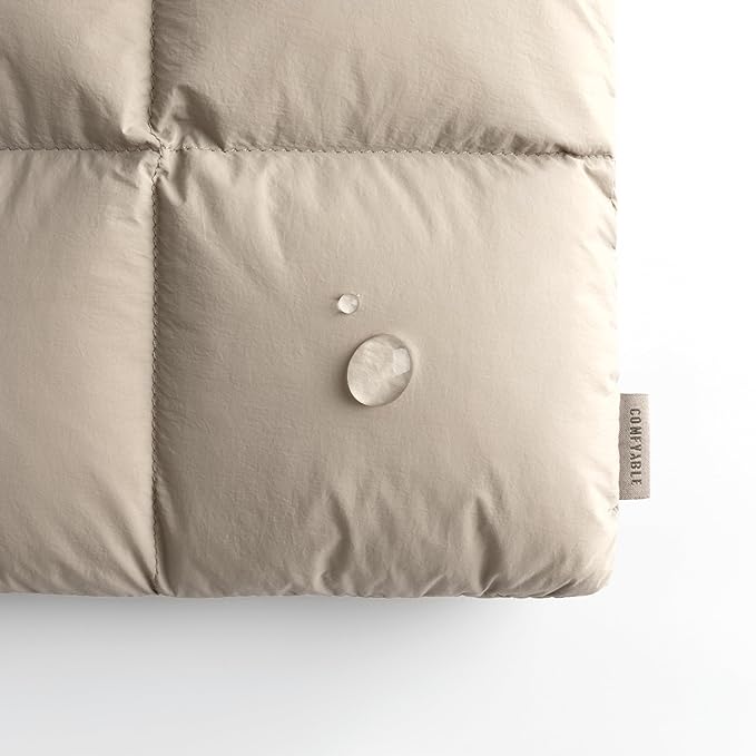 Comfyable Puffy Laptop Sleeve 15 Inch 16 Inch, Quilted Puffer Laptop Carrying Case for Women, Pillow Case Compatible for MacBook Air 15 in M3 2024 & MacBook Pro 16 in 2024 M4, 16 in Puff Cover, Taupe
