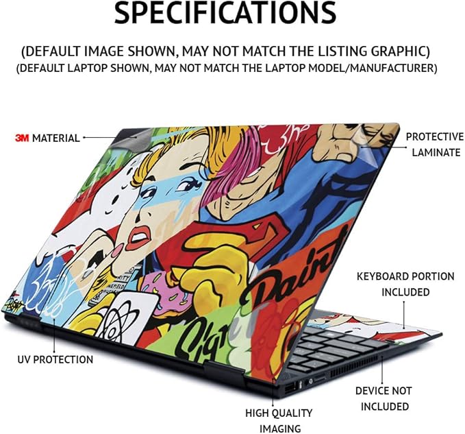 MightySkins Skin for HP Spectre x360 15" (2020) - Cold Steel | Protective, Durable, and Unique Vinyl Decal wrap Cover | Easy to Apply, Remove, and Change Styles | Made in The USA