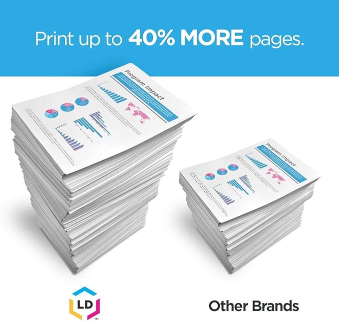 LD Products Remanufactured Ink Cartridge Replacement for Epson 273 273XL High Yield (Photo Black, 2-Multipack) Compatible with The Following Epson Printer Model XP Series XP-520