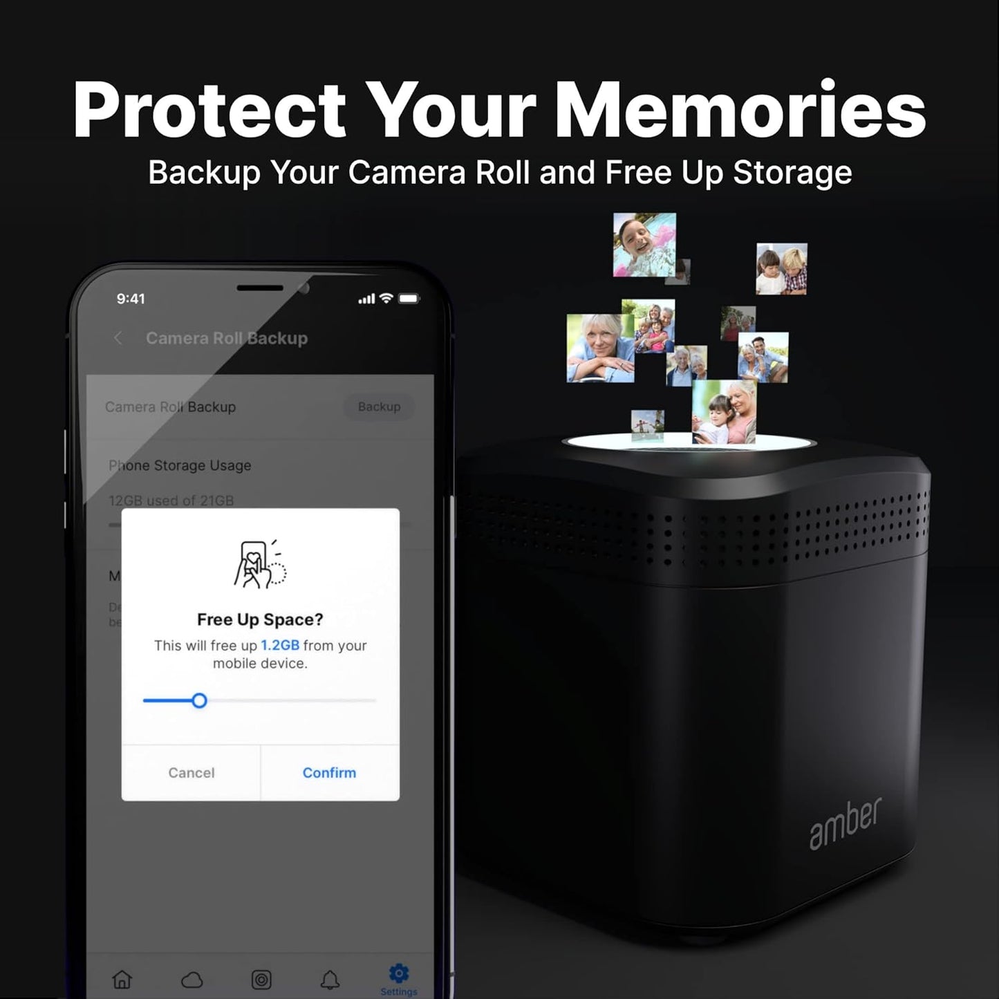 AmberPRO Personal Cloud Storage Device + AC2600 WiFi Router. Dual 1TB Hard Drives with RAID 1 or Optional 2TB with RAID 0. Plex and Home Assistant. iOS/Android/Windows/Mac Compatible. AM1211-1TB