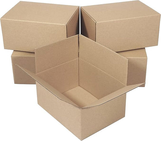 SAI Premium Corrugated Moving Box (10-Pack) (10x7x5, Kraft (5pack))