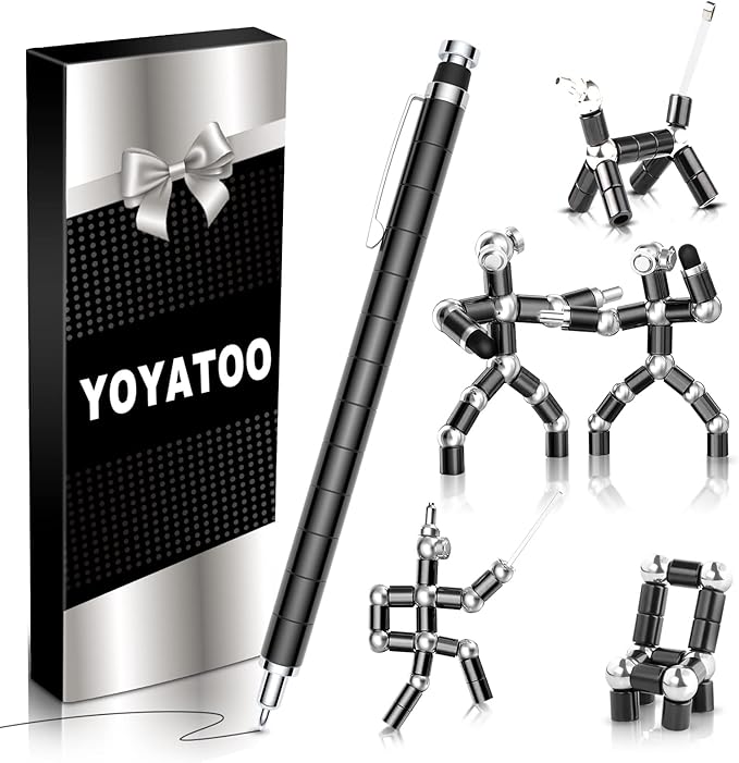 Funny Fidget Gel Pens - Unique Birthday & Father's Day Gifts for Men, Cool Stocking Stuffers for Teen Boys, Easter & Valentine's Day Gifts