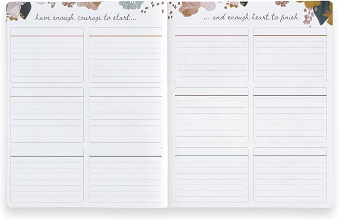 Erin Condren 2025 Softbound Life Planner (Jan - Dec 2025), 8” x 10” 12-Month Weekly & Monthly Planner Journal, Hourly Layout, Soft Cover, Layflat Binding, Peacock Cover & Bold Blooms Interior Design