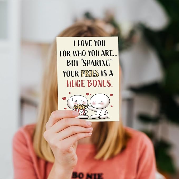 Cheerin Greeting Card with Envelope - Funny Anniversary Cards for Him - Humorous Birthday Card for Men - Anniversary Cards for Husband, Boyfriend and Fiance