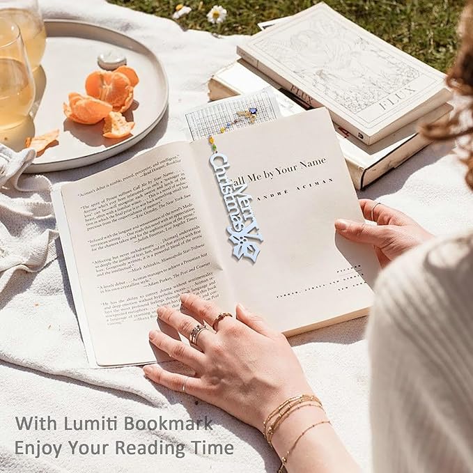 Metal Bookmark Cute Book Accessories Gifts for Women Teacher Readers Book Lovers for Christmas Mother's Day (Merry Christmas Silver)