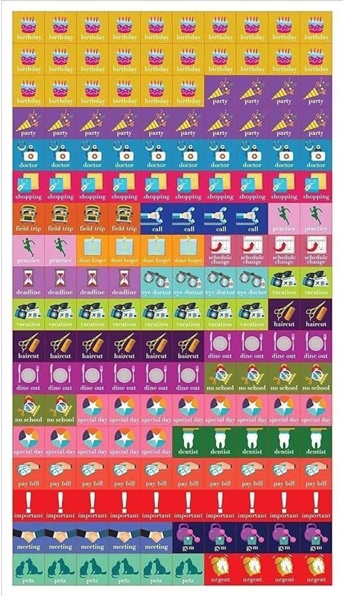 The Gifted Stationary 2025 Square Wall Calendar, Dachshund, 16-Month Paw Prints Theme Hanging Calendar with 180 Reminder Stickers, Month Planner for Home, or Creative Spaces, 12x12 In