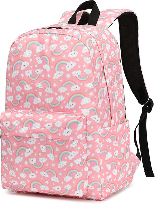 Rainbow School Backpack for Teens Girls, Womens College Bookbags Laptop Backpacks