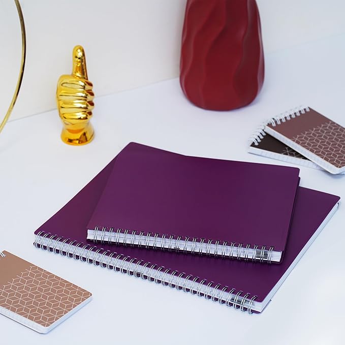 2025 Appointment Book & Planner- Ensight 6.5 x 8.5 inches, Large Tabbed Daily Hourly Weekly Planner, Calendar & Schedule Book 30-Minute time Slots, Business & Personal Planner Jan 2025- Dec 2025- Purple