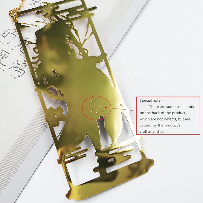 Shenhe with Chain Original Genshin Impact Metal Bookmark - Collect All Your Favorite Characters!