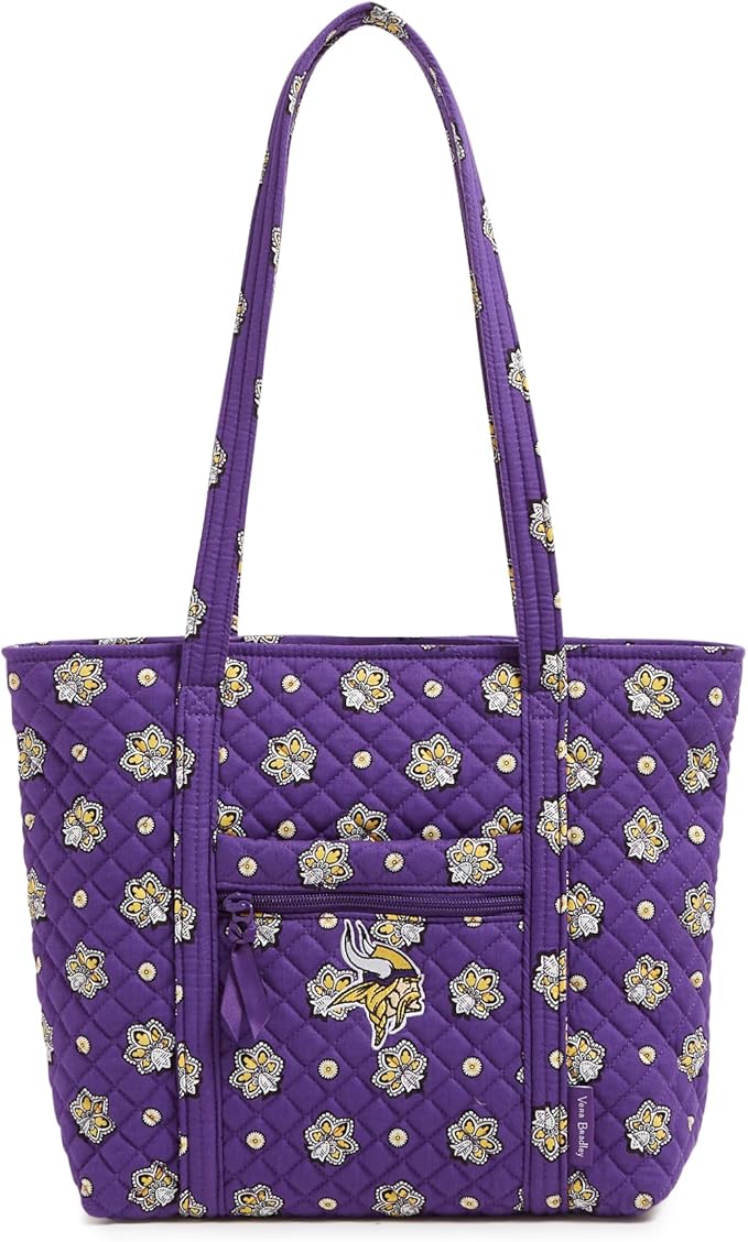 Vera Bradley Women's Cotton NFL Small Vera Tote Bag (Multiple Teams Available)