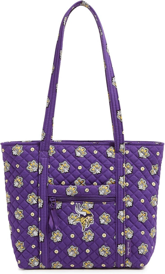 Vera Bradley Women's Cotton NFL Small Vera Tote Bag (Multiple Teams Available)