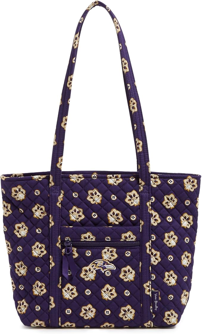 Vera Bradley Women's Cotton NFL Small Vera Tote Bag (Multiple Teams Available)
