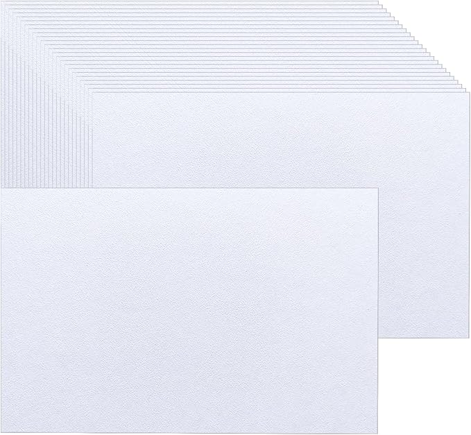 Baisunt 50 Pack 4x6 Sand Textured Cardstock Paper Blank Thick Heavyweight 92lb Card Stock for Making Greeting Cards, Invitations cards, Photos, Postcards