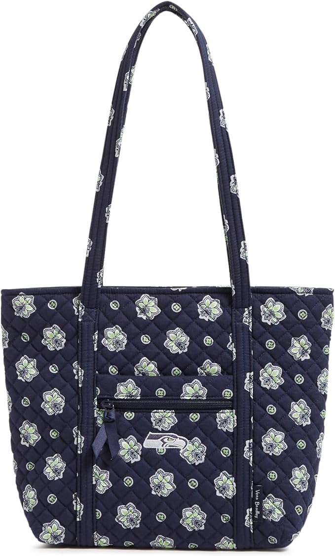 Vera Bradley Women's Cotton NFL Small Vera Tote Bag (Multiple Teams Available)