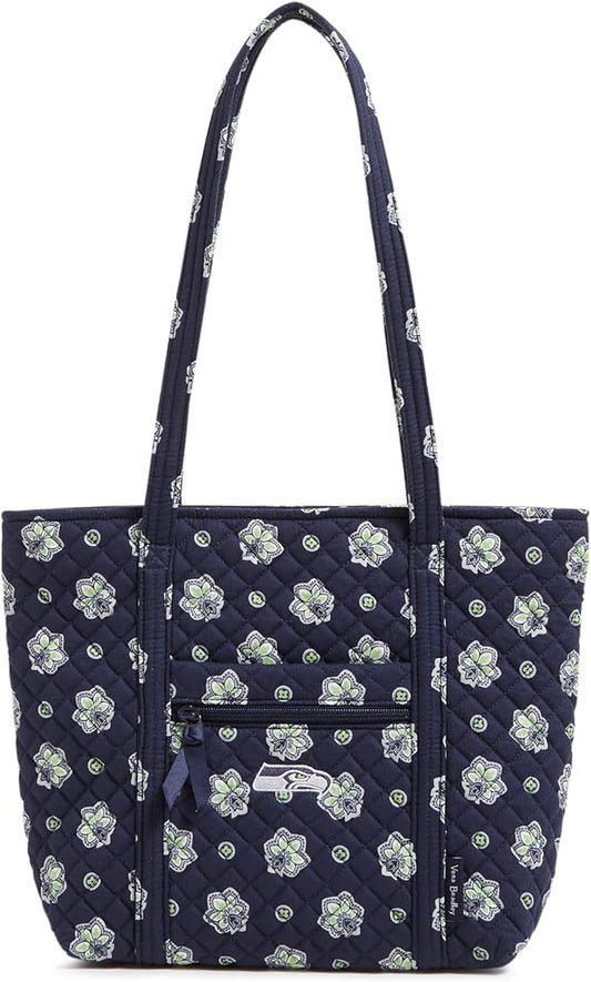 Vera Bradley Women's Cotton NFL Small Vera Tote Bag (Multiple Teams Available)