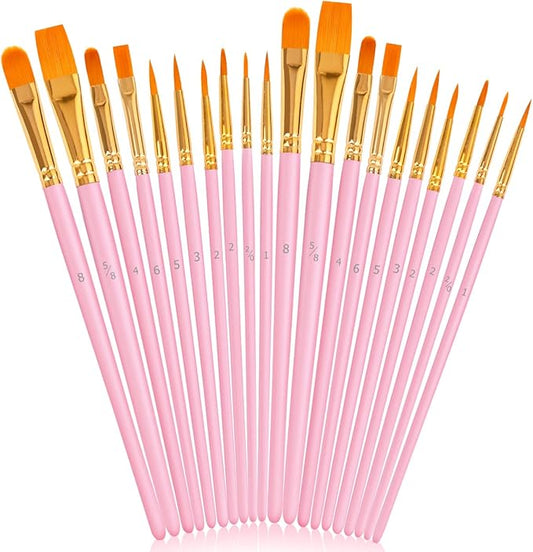 Easter Gifts for Kids, Teen Girl Girls Trendy Stuff, Easter Basket Stuffers, Soucolor Acrylic Paint Brushes Art Set for Acrylic Painting Oil Watercolor Canvas Boards Egg Rock Body Face Nail