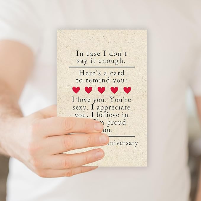 Happy One Year Anniversary Card Gifts for Him Her,Funny 1st Wedding Anniversary Card for Wife Husband,1 Year Anniversary Paper Gifts for Girlfriend Boyfriend,First Anniversary Day Card