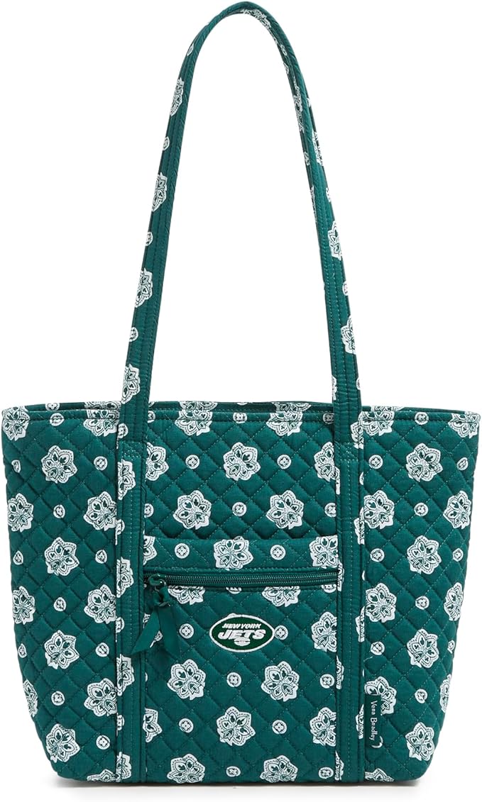 Vera Bradley Women's Cotton NFL Small Vera Tote Bag (Multiple Teams Available)