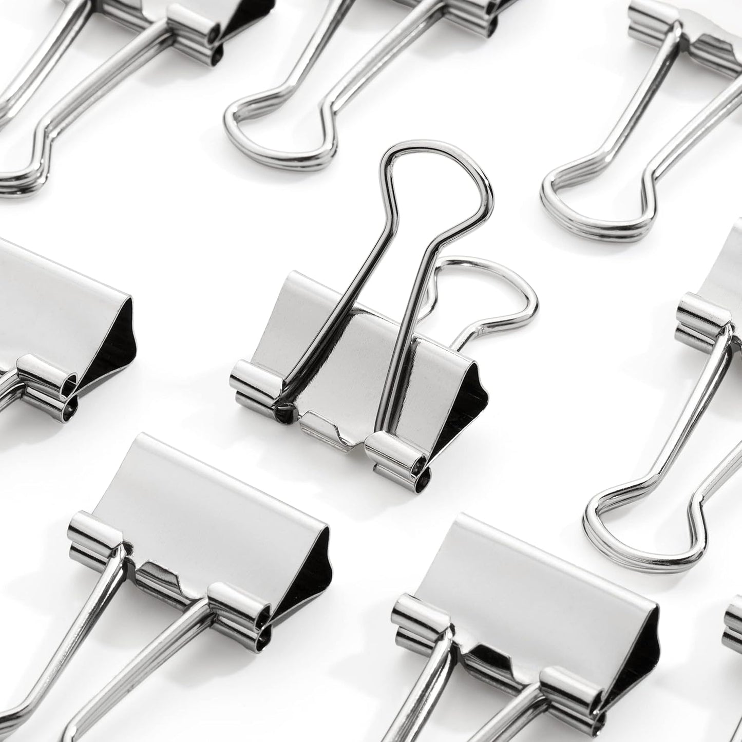 Mr. Pen Binder Clips - 50 Pack, 0.75 in Silver Mini Clips for Paper and Office Use