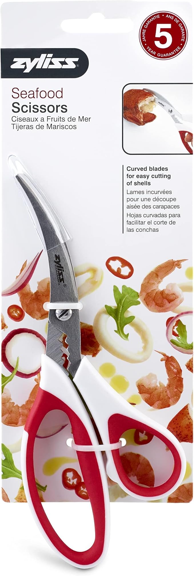 ZYLISS Serrated Seafood Scissor & Cracker
