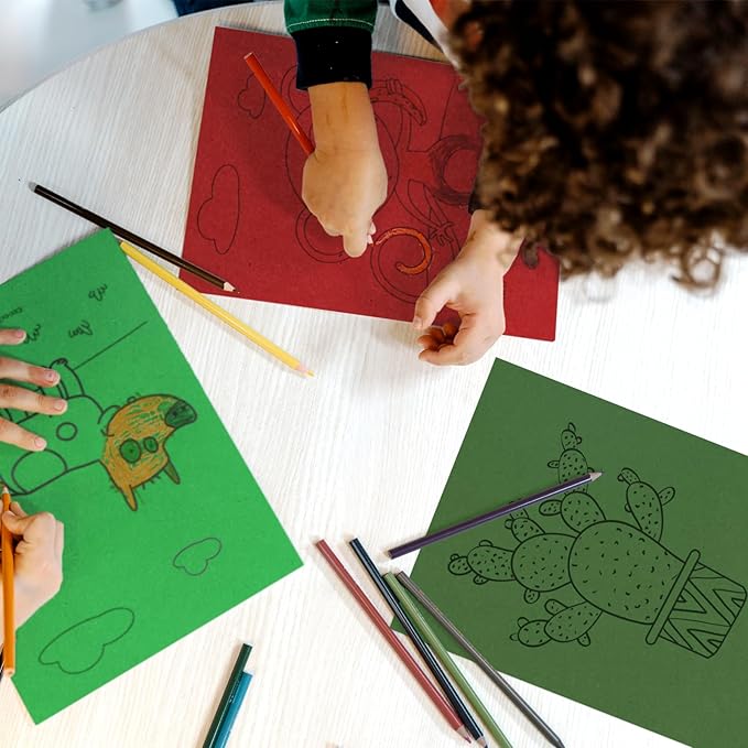 100 Sheets Christmas Green Cardstock 8.5x 11 Heavyweight Printer Paper- Goefun 80lb Double-sided Cover Card Stock for Cards Making, Invitations and Craft
