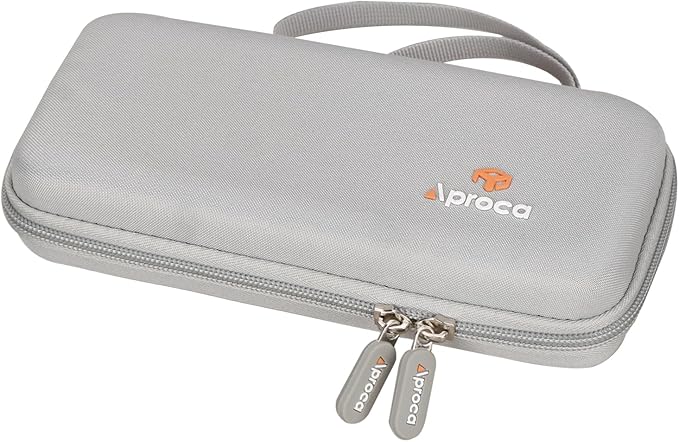 Aproca Grey Hard Storage Portable Case, for Casio fx-9750GIII, Standard Graphing Calculator
