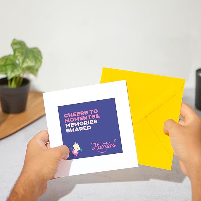 Huxters Birthday Card from the Dog – Poodle - Happy Birthday to Dog Mum and Dog Dad – Birthday Card from the Dog to Friends Family First Birthday (Poodle)