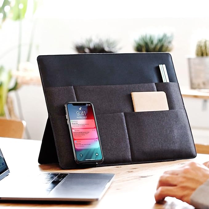 Beblau 3-in-1 Sleeve Bag, Laptop & Tablet Portfolio | Portable Tech & Desktop Organizer | Laptop Carrying Case | MacBook Air/Pro, Lenovo, HP, Dell, Asus Notebook..Up to 13" Gift