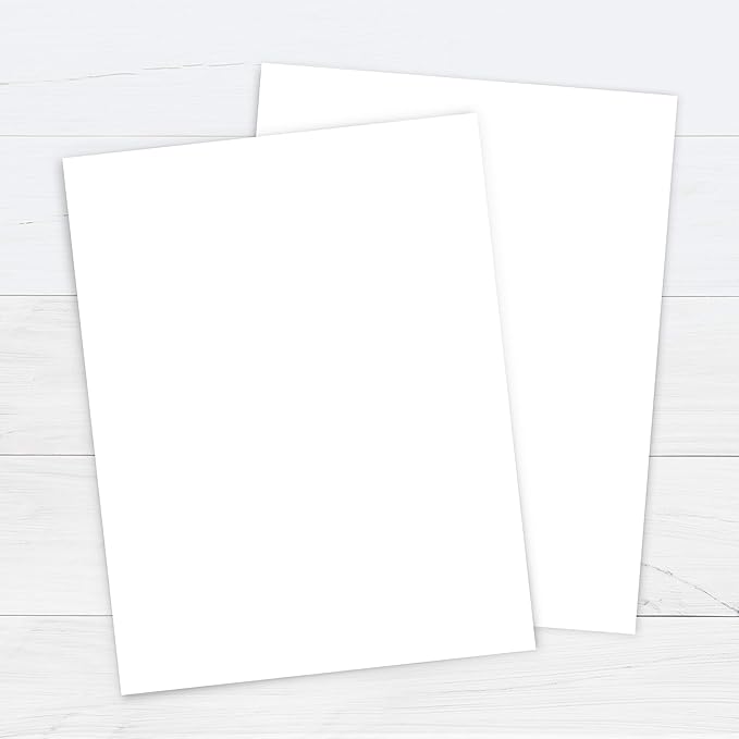 Printworks White Cardstock, 67 lb, 96 Bright, FSC Certified, (5 pack bundle) 500 Sheets, 8.5 x 11 Inch (00540C)
